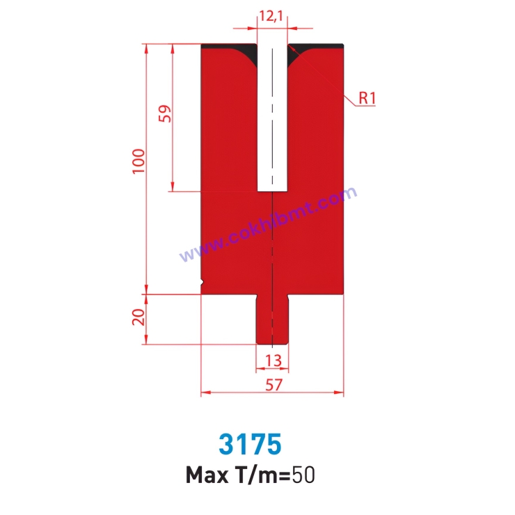 Bộ Dao Cối Chấn Gấp Mép-1251/3175