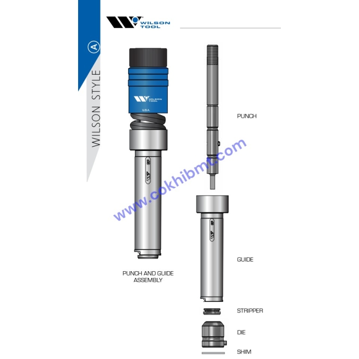 Bộ Chày Cối Đột - Punch&Dies Basix A Station - Wilson Style 