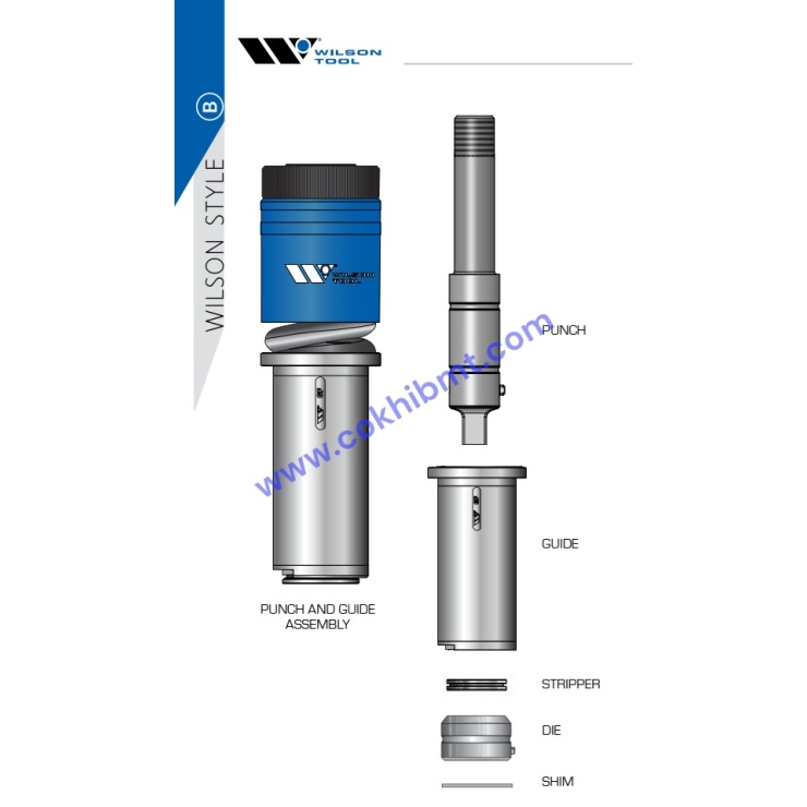 BỘ CHÀY CỐI ĐỘT - PUNCH&DIES BASIX B STATION - WILSON STYLE 