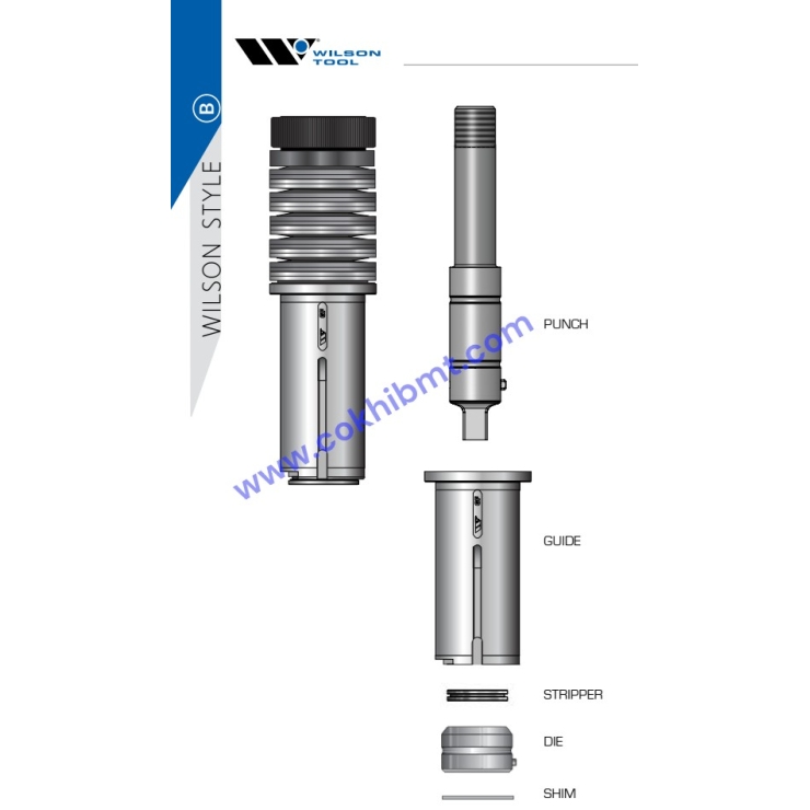 BỘ CHÀY CỐI ĐỘT - PUNCH&DIES BASIX B STATION  HEAVY DUTY - WILSON STYLE 