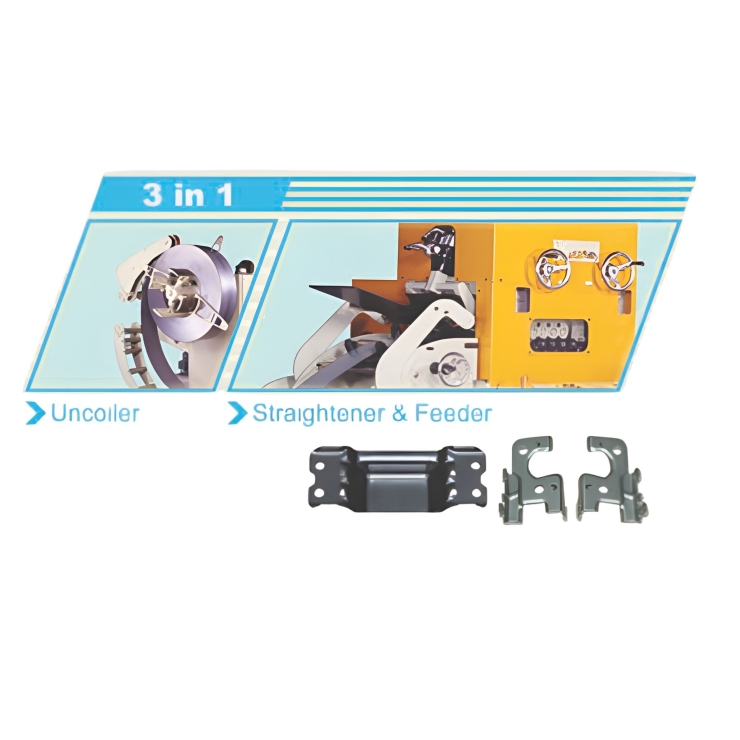 Bộ Cấp Phôi Cho Máy Dập NCDF Series - NC Servo Feeder - Straightener & Uncoiler 3 In 1 NCDF Series 