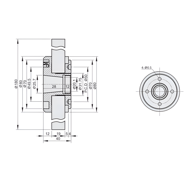 Bộ Gá Đá Mài - Flanges For Grinding Wheels (Surface Grinders)