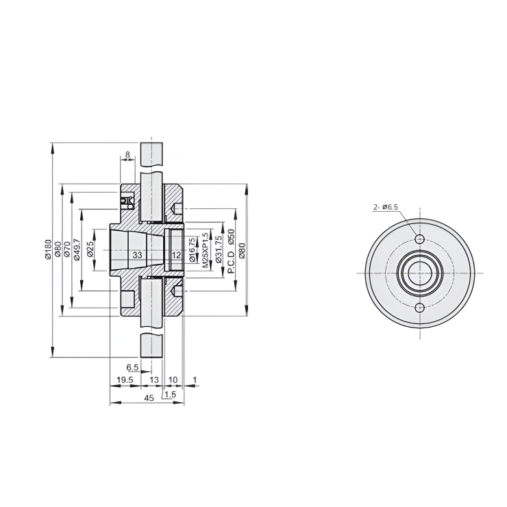 Bộ Gá Đá Mài - Flanges For Grinding Wheels (Surface Grinders)