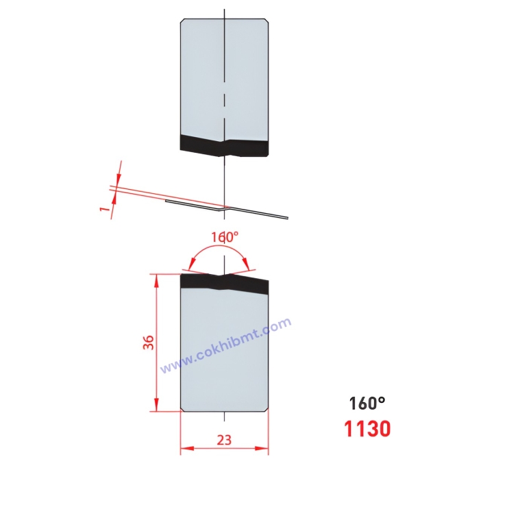 Bộ Dao Ép 160° - 1130/1131/1132/1133