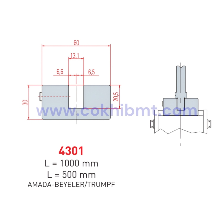 Bộ Gá Cối Chấn - 4301 
