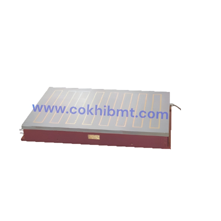 Bàn Từ Điện Hình Chữ Nhật Cho Gia Công Nặng Có Đường Dẫn Dung Dịch Làm Mát 