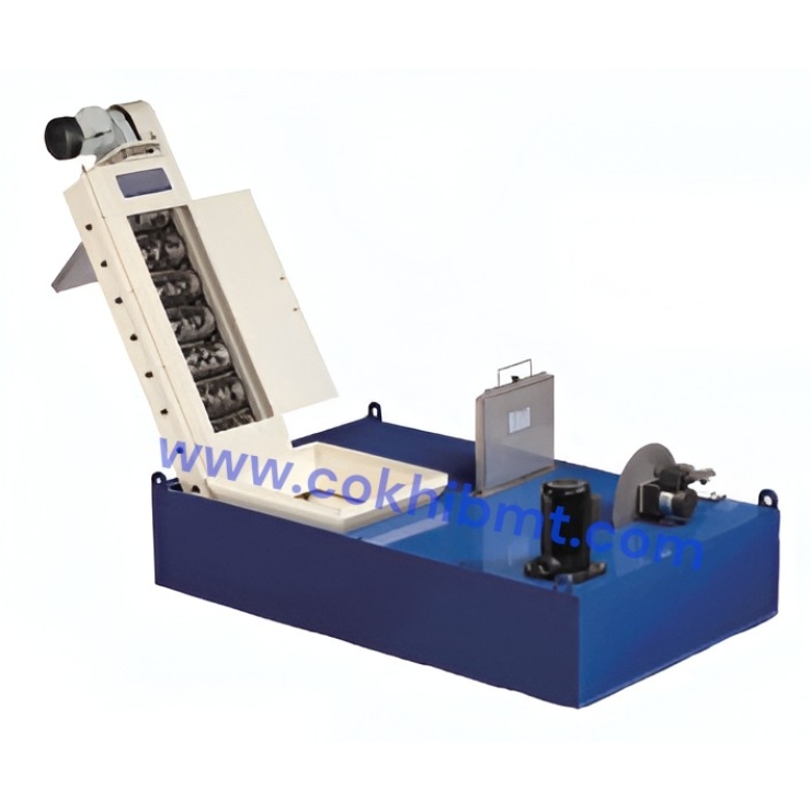 Hệ Thống Làm Mát Tích Hợp Băng Tải Con Lăn Từ Tính Dạng Chữ L - Coolant System with L-Type Magnetic Roller Conveyors