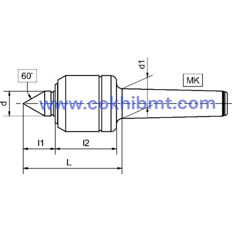 MŨI CHỐNG TÂM XOAY 