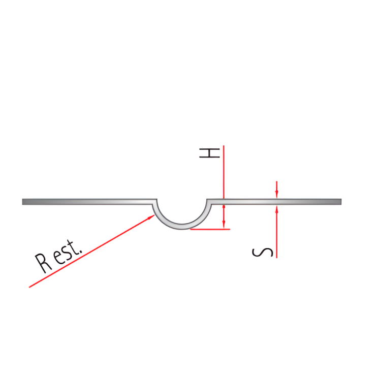Bộ Dao Cối Chấn Đặc Biệt - Biên Dạng Bo Tròn 