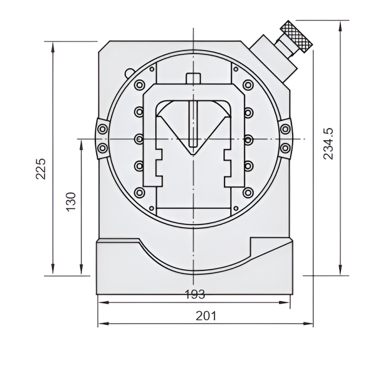 Đồ Gá Mài Chày - Punch Former Vertical 