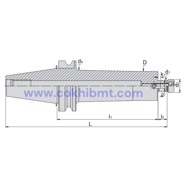 KẸP DAO PHAY MẶT - BT FACE MILL ARBOR E TYPE 
