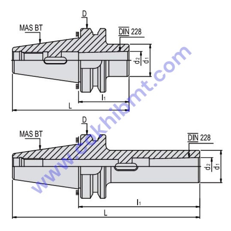 KẸP MŨI TARO - BT MORSE TAPER ADAPTER