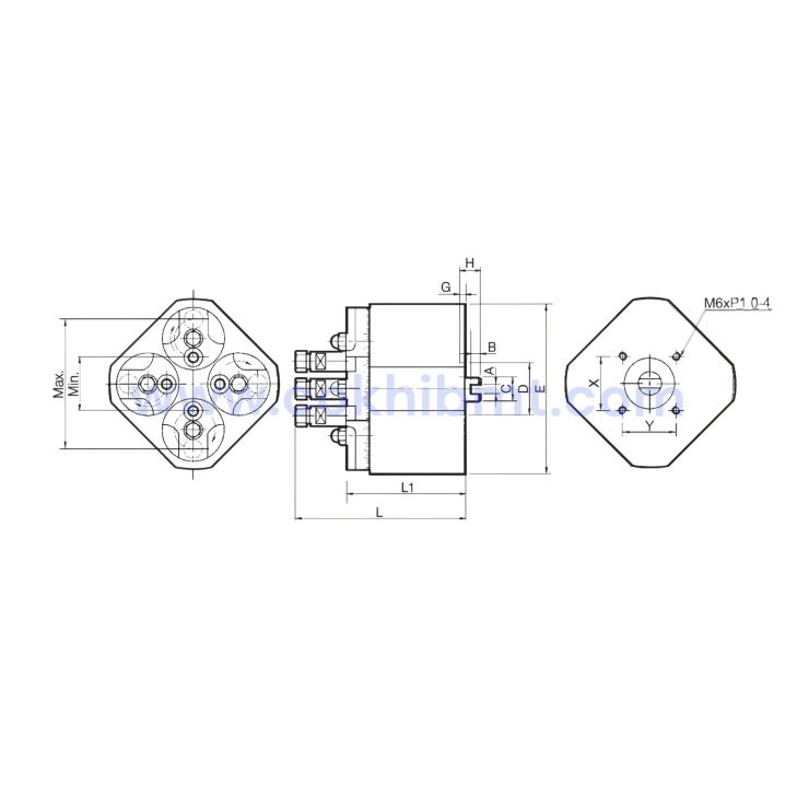 Đầu Khoan Nhiều Trục 4 Spindle Dạng Tròn - 4 Spindle Circular Boring Head 