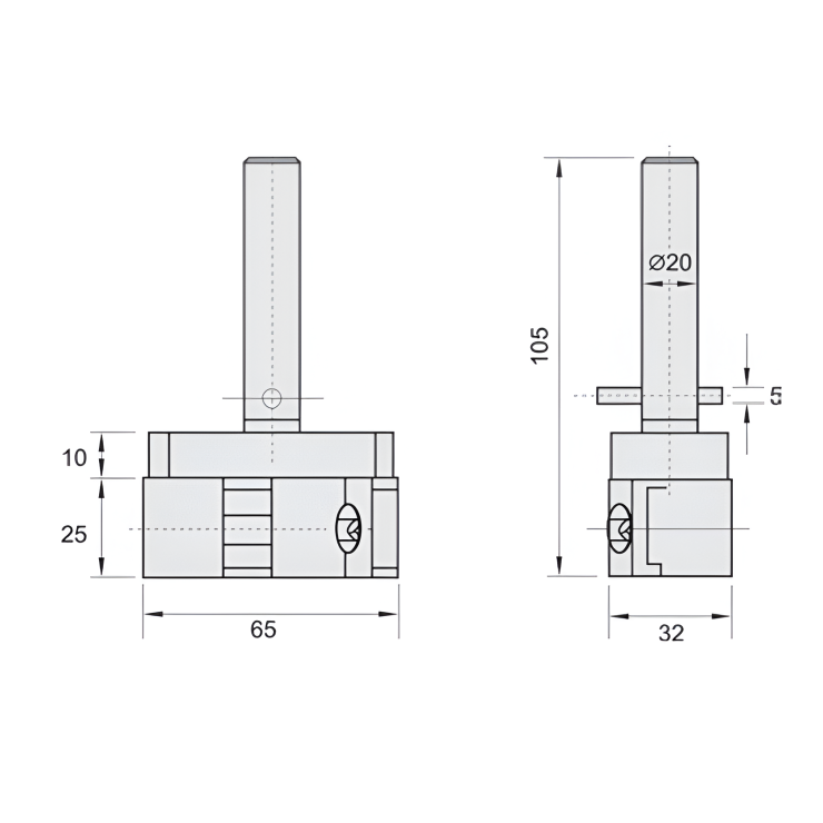 Ê Tô Toolmaker Mini Có Bộ Giữ Điện Cực Bằng Thép Không Gỉ - Mini Toolmarkers Vise With Electrode Holder (Stainless Steel)