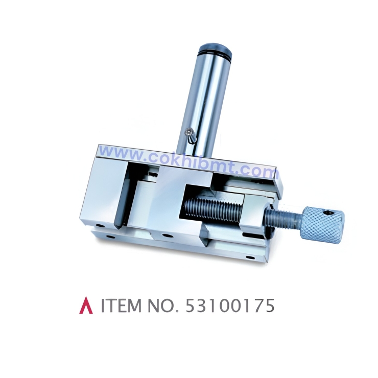 Ê Tô Toolmaker Mini Có Bộ Giữ Điện Cực Bằng Thép Không Gỉ - Mini Toolmarkers Vise With Electrode Holder (Stainless Steel)