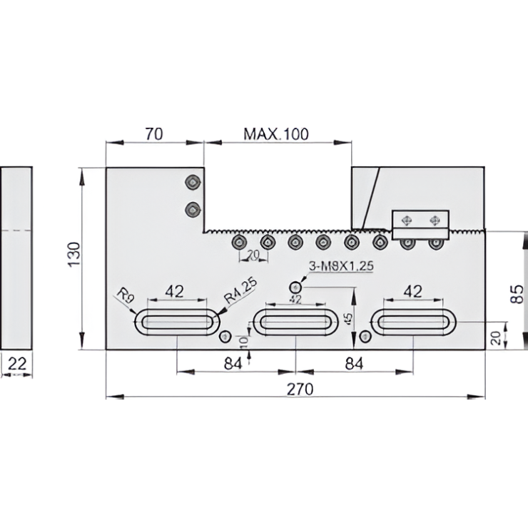 Ê Tô Cắt Dây Bằng Thép Không Gỉ - Precision Vise For Wire Cut (Stainless Steel)