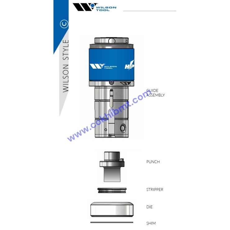 BỘ CHÀY CỐI ĐỘT - PUNCH&DIES HP C STATION - WILSON STYLE 