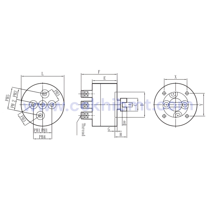 Đầu Khoan Nhiều Trục 5 Spindle - 5 Spindle Boring Hear (For Wood)