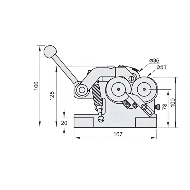 Máy Mài Chày Đường Kính Lớn - Punch Grinder (For Large Diameter) 