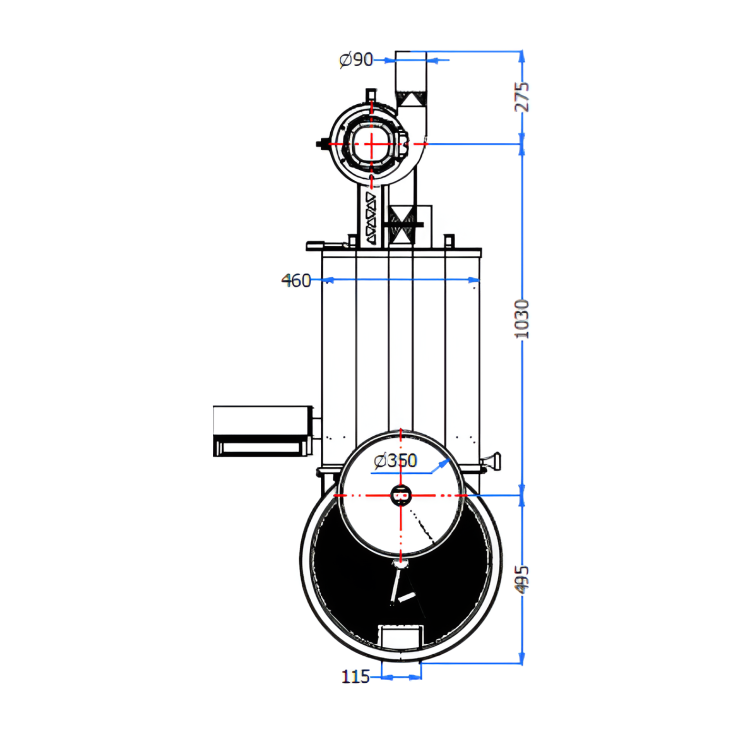 Máy Rang Cà Phê 3Kg 
