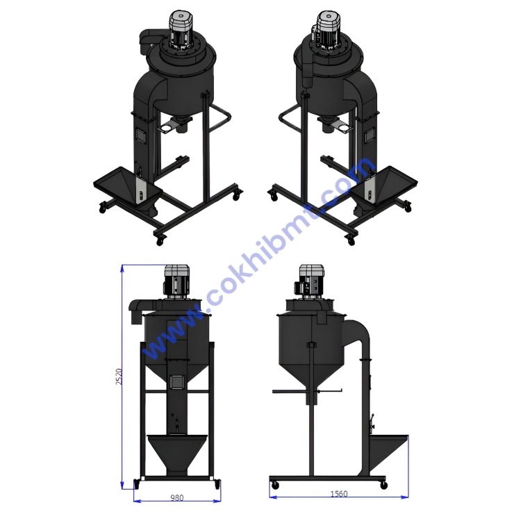 Máy Tách Đá 30Kg 