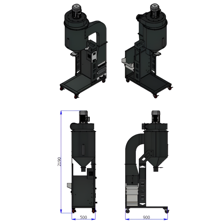 Máy Tách Đá 30Kg 