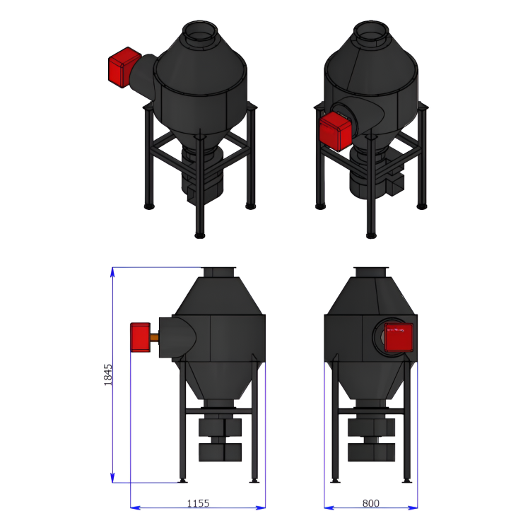 Máy Xử Lý Khói 30Kg 
