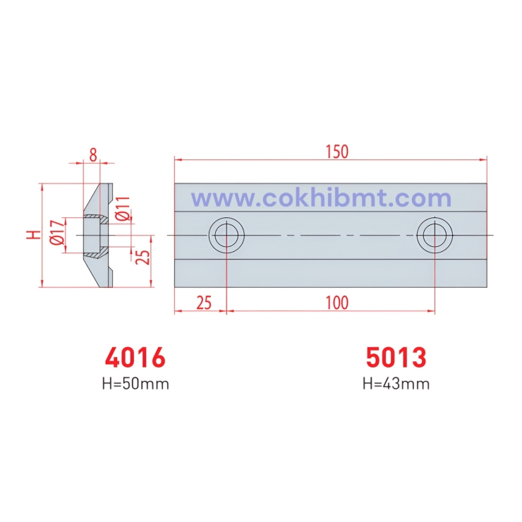 Thanh Kẹp Dao - 4016/5013 