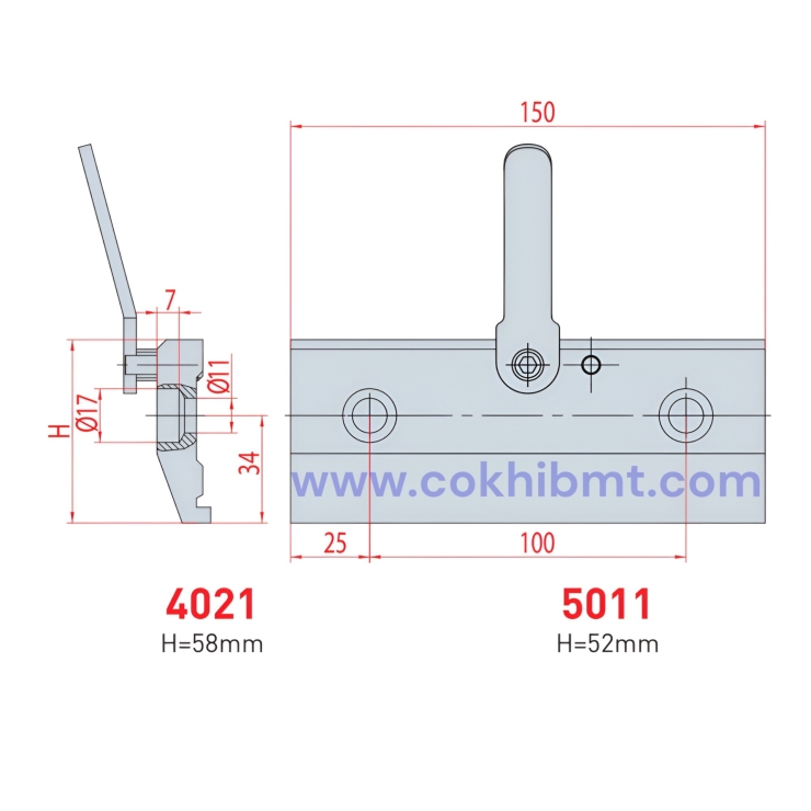 Thanh Kẹp Dao - 4021/5011 
