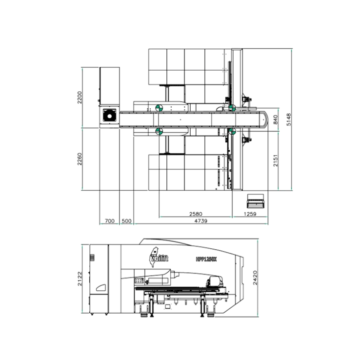 MÁY ĐỘT THỦY LỰC CNC HYDRAULIC SERVO X23 Series