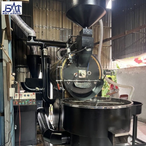 Máy rang cà phê 60kg Hot Air