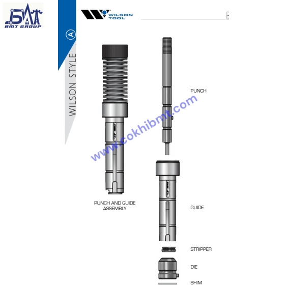 BỘ CHÀY CỐI ĐỘT - PUNCH&DIES BASIX A STATION HEAVY DUTY - WILSON STYLE 