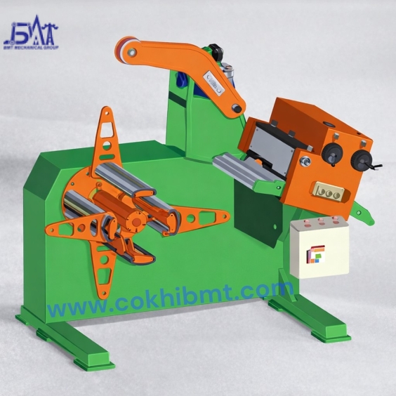 Bộ Cấp Phôi Cho Máy Dập LUH - Uncoiler & Straightener (2 In 1 ) LUH 