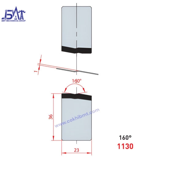 Bộ Dao Ép 160° - 1130/1131/1132/1133
