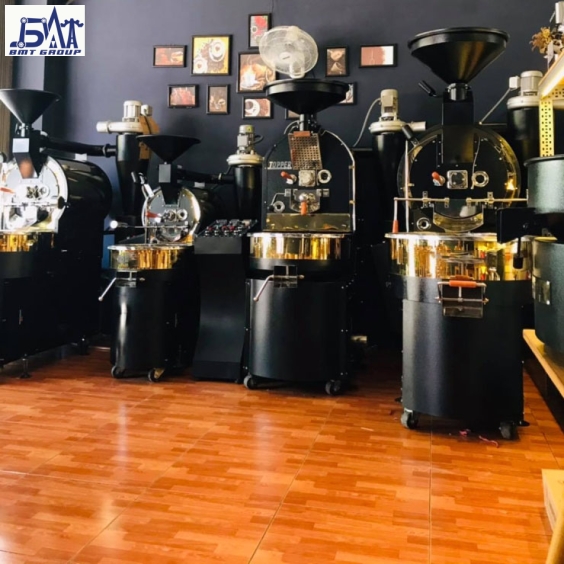Máy rang cà phê Hot Air hồi khí