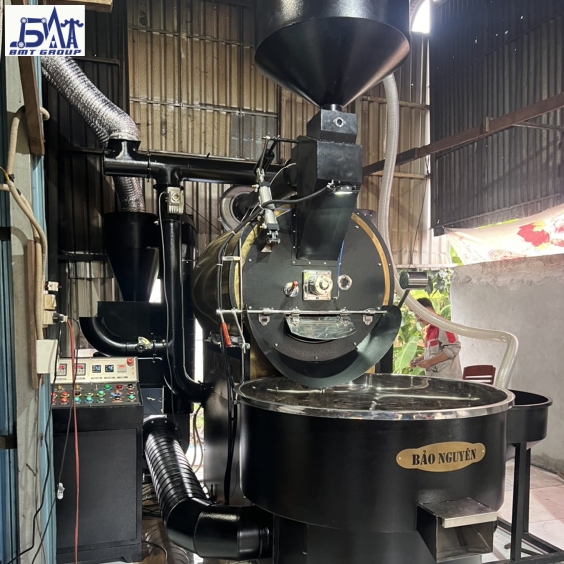 Máy rang cà phê 60kg Hot Air