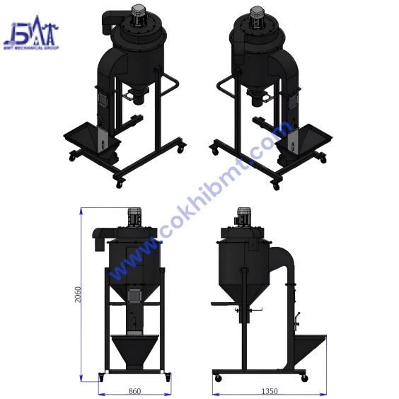 Máy Tách Đá 15Kg 